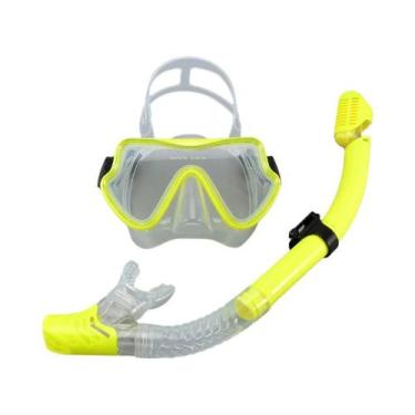 Imagem de Máscara de Mergulho Profissional para Adultos - Conjunto de Snorkel co