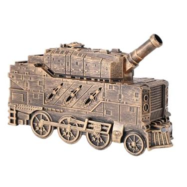 Imagem de Generic Umidificador Difusor de Aromaterapia, Forma de Tanque, Umidificador de Névoa Fria Silencioso, Temporizador Criativo de 2h 8h para Quarto de Escritório de Mesa (Latão Antigo)