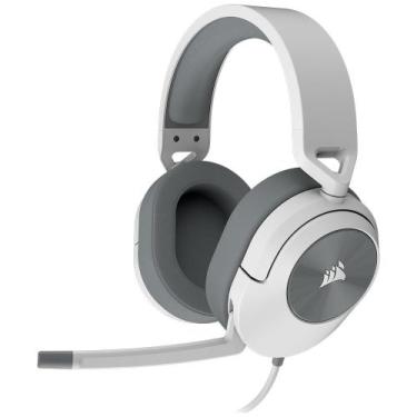 Imagem de Headset Gamer Corsair HS55 Stereo P2 3.5mm, Drivers 50mm, Branco - CA-