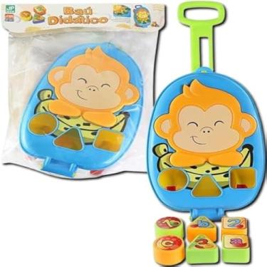 Imagem de Brinquedo Infantil Bau Didatico Macaquinho