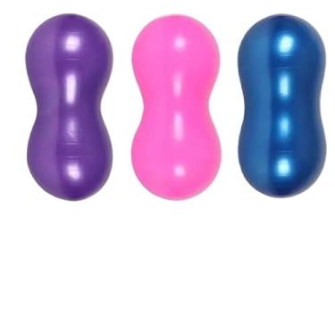 Imagem de Bola de Pilates Suíça Formato Amendoim 45x90cm para Yoga Fisioterapia Exercícios Funcionais