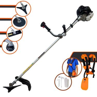 Imagem de Roçadeira Cg430b 43cc 1,7hp Anmax Com 4 Opções De Cortes