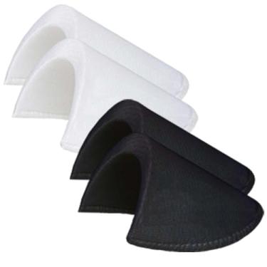 Imagem de Almofadas de ombro embutidas com espessura de 2 cm, 2 pares de esponjas respiráveis para realçador de ombros altos e baixos, para mulheres, homens, blazer, casaco, camisa, corretor de postura