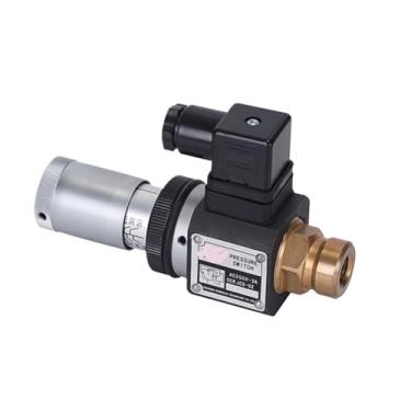 Imagem de EQBVZZRD Relé de pressão hidráulica Relé de pressão de precisão regulador de pressão interruptor hidráulico controlador de interruptor de pressão ajustável (JCS-02NLL)