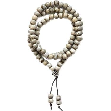 Imagem de Pulseira feminina nativa americana fofa colorida de cerâmica com 3 fileiras de largura empilhável com contas elásticas vintage joias nativas boêmias, hippie, colar para mulheres, Medium, Cerâmica