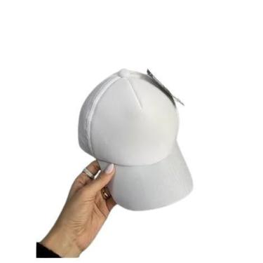 Imagem de Boné Infantil Trucker Unissex Liso Com Ajuste Tela Aba Curva - CAP, Br