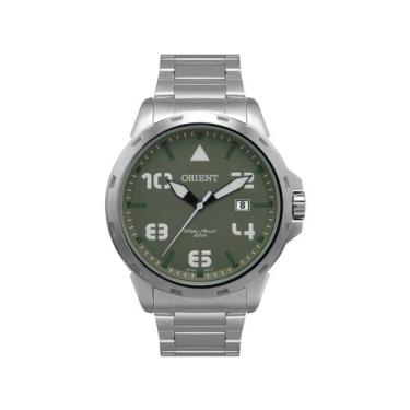 Imagem de Relógio ORIENT masculino verde militar MBSS1195A E2SX