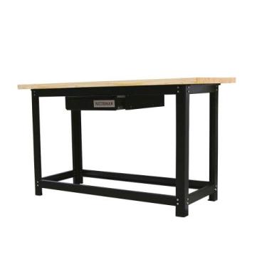 Imagem de Bancada desmontável aberta 1.500 x 600 mm com tampo de pinus - Rotterm