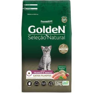 Imagem de Ração Seca Golden para gatos filhotes sabor frango e arroz 3kg.