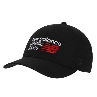 Imagem de Boné New Balance 6 Panel Athletic Preto, UNICO