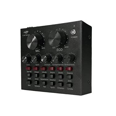 Imagem de C3Tech Placa De Som Streaming MX-50BK Preto Conexão USB P10, P2, Micro-USB