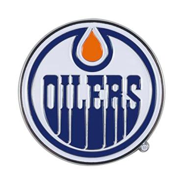 Imagem de FANMATS Emblema colorido NHL Edmonton Oilers, cores do time, tamanho único