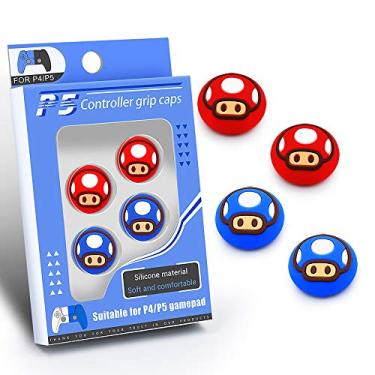 Imagem de A combinação de tampa de silicone é adequada para PS5 / PS4, TwiHill, tampa de proteção de balancim Tampa de balancim (C)