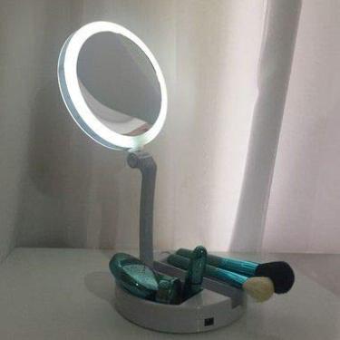 Imagem de Espelho Dobrável de Led para Maquiar