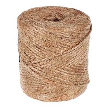 Imagem de 2 fios de juta natural – multiuso, artesanato DIY e utensílios de jardim, 2 MM x 375 Ft