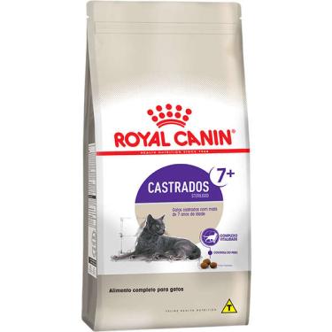 Imagem de Ração Royal Canin Feline Health Nutrition Sterilised para Gatos Adultos Castrados Acima de 7 anos - 4 Kg