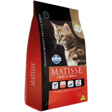 Imagem de Ração Farmina Matisse Carne e Arroz para Gatos Adultos - 800 g