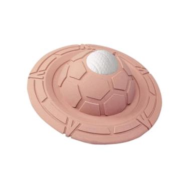 Imagem de Fenteer Disco voador para cachorro Brinquedo para animais de estimação Brinquedo interativo para cachorro Brinquedo para treinamento e busca para atividades, Laranja