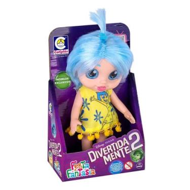 Imagem de Boneca Infantil Divertida Mente 2 Festa Fantasia Alegria Cotiplás - 28