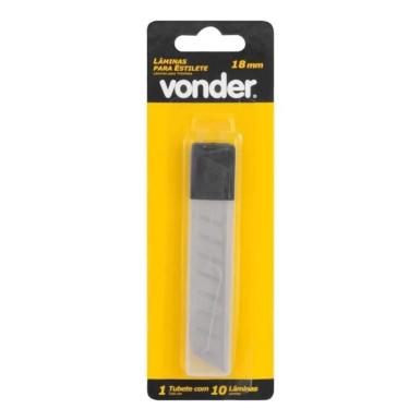 Imagem de Lâmina Para Estilete 18 Mm, Blister, Vonder