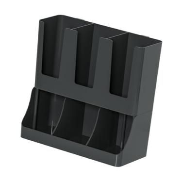 Imagem de Baoblaze Porta-copos de papel, dispensador, decorativo, versátil, criativo, organizador de armazenamento, copo de café e suporte de tampa para cozinha, hotel,