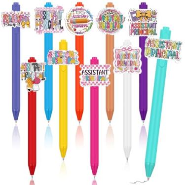 Imagem de Geyoga 10 canetas esferográficas assistentes da semana principal para presente de agradecimento a granel para assistentes da semana principal, artigos de festa