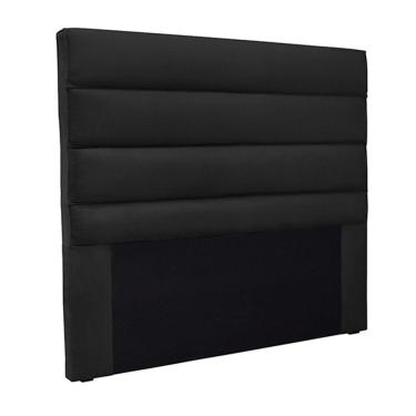 Imagem de Cabeceira King Size 1,95m Guess Veludo Preto Gran Belo
