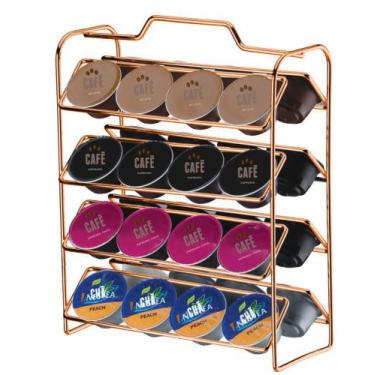 Imagem de Organizador Porta 32 Cápsulas Café Dolce Gusto Rosé Gold 1145Rg - Futu