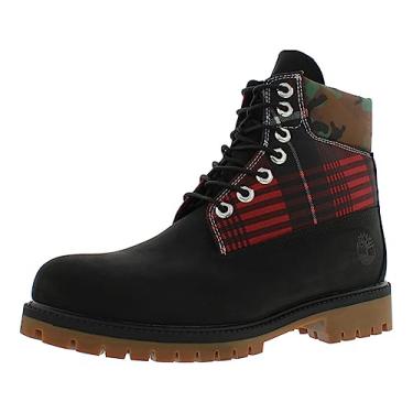 Imagem de Timberland Botas clássicas masculinas de 15 cm em preto/preto, Nobuck preto, 45