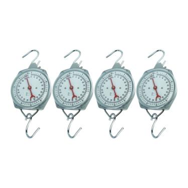 Imagem de Kit 4 Dinamômetro Circular Faixa 0 A 50Kgf Indicação Analógica Tipo Relógio Ar-1050 Portátil Instrutherm