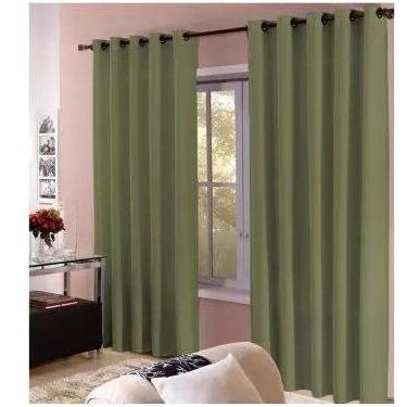 Imagem de Cortina Para Sala/Quarto Barcelona 400x250 Admirare, Verde