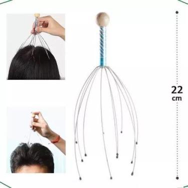 Imagem de Kit com 5 Massageadores Capilares Anti Estresse Para Relaxar - Nexus M