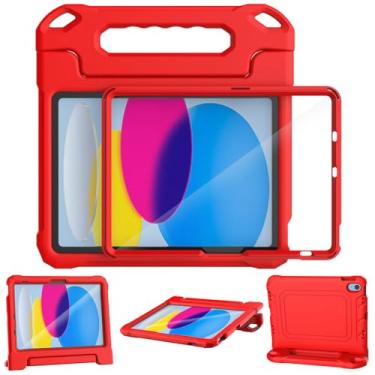 Imagem de SUPLIK Capa infantil para iPad A16 de 11 polegadas 2025 (11ª geração) e iPad de 10ª geração (11 polegadas 2022), construída com protetor de tela, durável à prova de choque e à prova de choque, capa