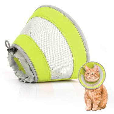 Imagem de Cone de recuperação Cat GoGoPaw Cat Cone verde macio tamanho S-2