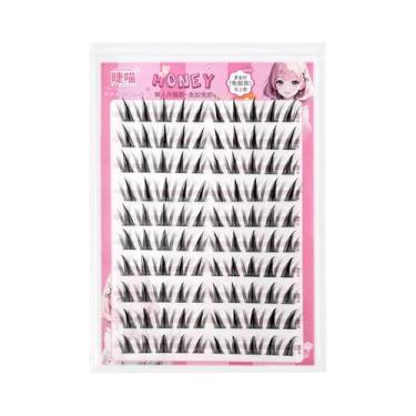 Imagem de Cílios Postiços Individuais Curtos, Sem Necessidade De Cola, Grupos De