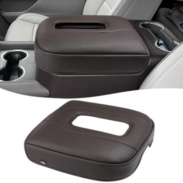 Imagem de Capa de apoio de braço do console central para GMC Sierra e Chevrolet Chevy Silverado 2019-2026, Yukon & Tahoe & Suburban 2021-2026, assento balde, protetor de tampa de descanso de braço confortável