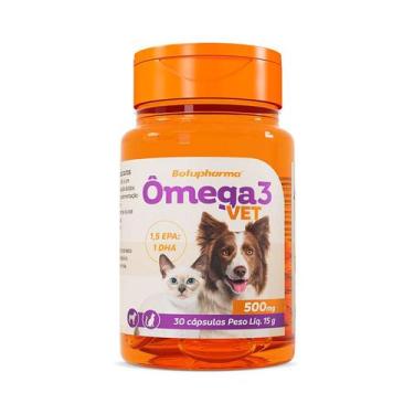 Imagem de Omega 3 Vet Suplemento Cães E Gatos 30 Cápsulas 500mg - BOTUPHARMA