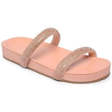 Imagem de Sandalia Feminina com Fita de Strass Brilhante com Sola de E.V.A extremamente Confortavel-Feminino