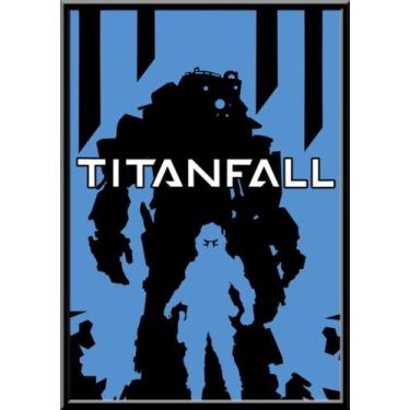 Imagem de Quadro Game Titanfall Fall Arte Simplista Moldura 42x29cm - Fanarte
