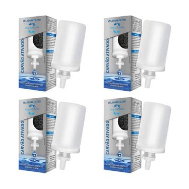 Imagem de KIT 4 Velas Para Filtro de Barro Carvão Ativado Elimina Odores - Acqua