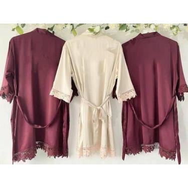 Imagem de Robe NOIVA Robe 100 poliester para seu makingoff - Bridal Bloom, Branc