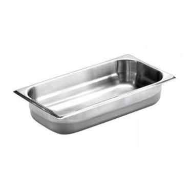 Imagem de Kit 10 Cubas Gastronomica Inox Gn 1/3 X 65mm (325X176mm)