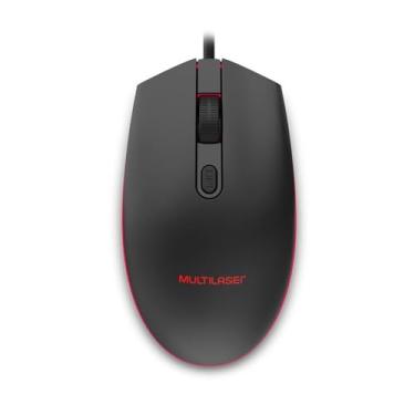 Imagem de Mouse Gamer 2400DPI Led 7 Cores Preto Multi - MO298