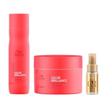 Imagem de KIT WELLA PRO INV BRILLIANCE SH 250 + MASC 150 + OIL 30