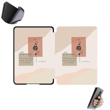 Imagem de GUKSRASO Capa para 7" Kindle Paperwhite 12ª Geração (2024)/Colorsoft Signature Edition - Painel Traseiro em TPU com Função de Suspensão/Ativação Automática, Alça de Mão