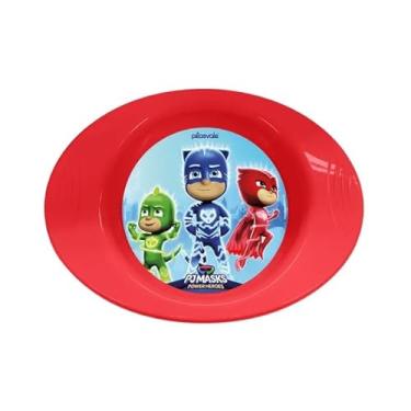 Imagem de Prato Fundo Decorado PJ Masks Plasvale – Infantil