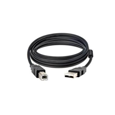 Imagem de Cabo Usb Ab Com Filtro Para Impressora Universal - 3 Metros - Mw