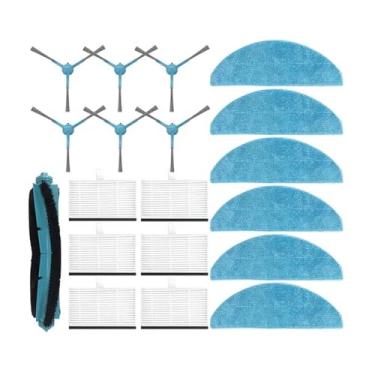 Imagem de Accessories Compatible With Cecotec Conga 7490 Immortal / 8290 Immortal/Kabum Smart 900 Vacuum Cleaner Spare Parts Brush Mop Filter Part(Light yellow)