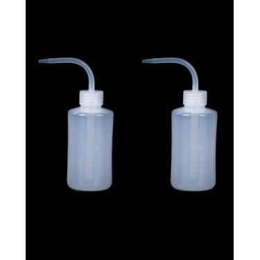 Imagem de 2 garrafas de esguicho de 250 ml - Garrafas de plástico recarregáveis com bocal de precisão - Ideal para cozinhar, limpar, jardinagem e artesanato - à prova de vazamento e design durável