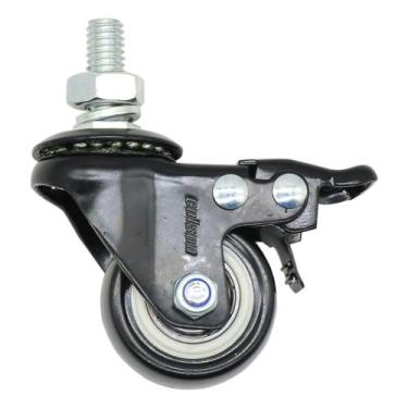 Imagem de Rodizio Giratorio Preto com Freio para 30Kg COLSON